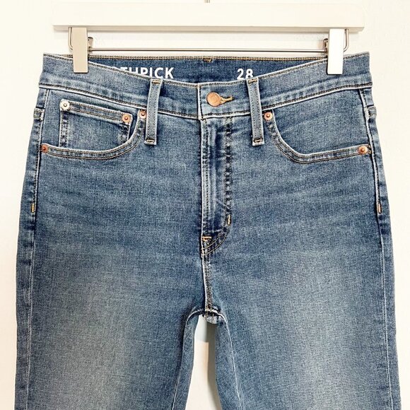 J. Crew Denim Toothpick Skinny Ankle Jeans Basic Casual Preppy Minimalist 28 - Picture 3 of 10